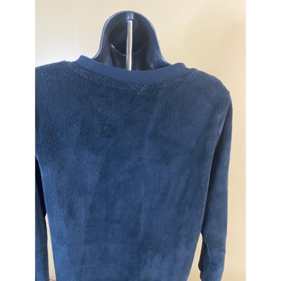 Wondershop Sleepwear Women’s Black Fleece Sweatshirt Size Small - Picture 7 of 16